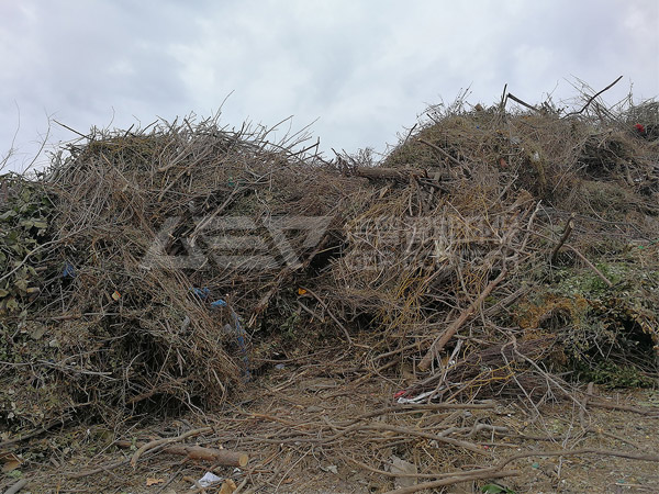 園林垃圾破碎處理設(shè)備，園林垃圾破碎工藝流程介紹