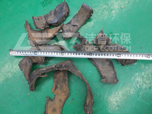 廢舊輪胎破碎裂解生產(chǎn)線，附舊輪胎破碎裂解工藝流程